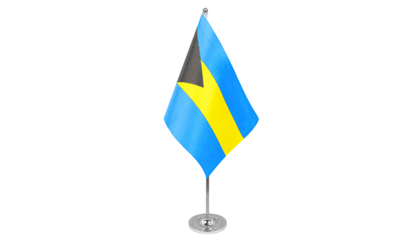 Bahamas Satin Table Flag